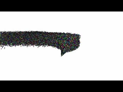 100k Particle system using Python OpenGL