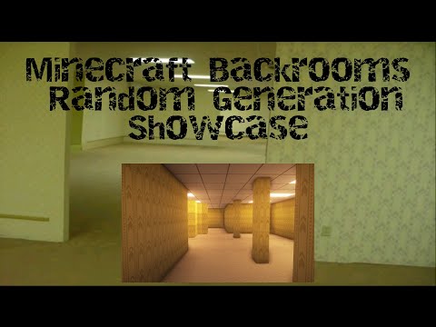 Backrooms Random Generation Command Block Showcase - Minecraft Bedrock - NO MODS NEEDED