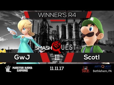 SmashQuest 3 - GwJ (Rosa) vs. Scot! (Luigi) - Winner's R4