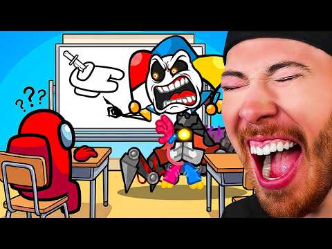 Among Us VS Prototype IN SCHOOL?! (You Will Laugh)