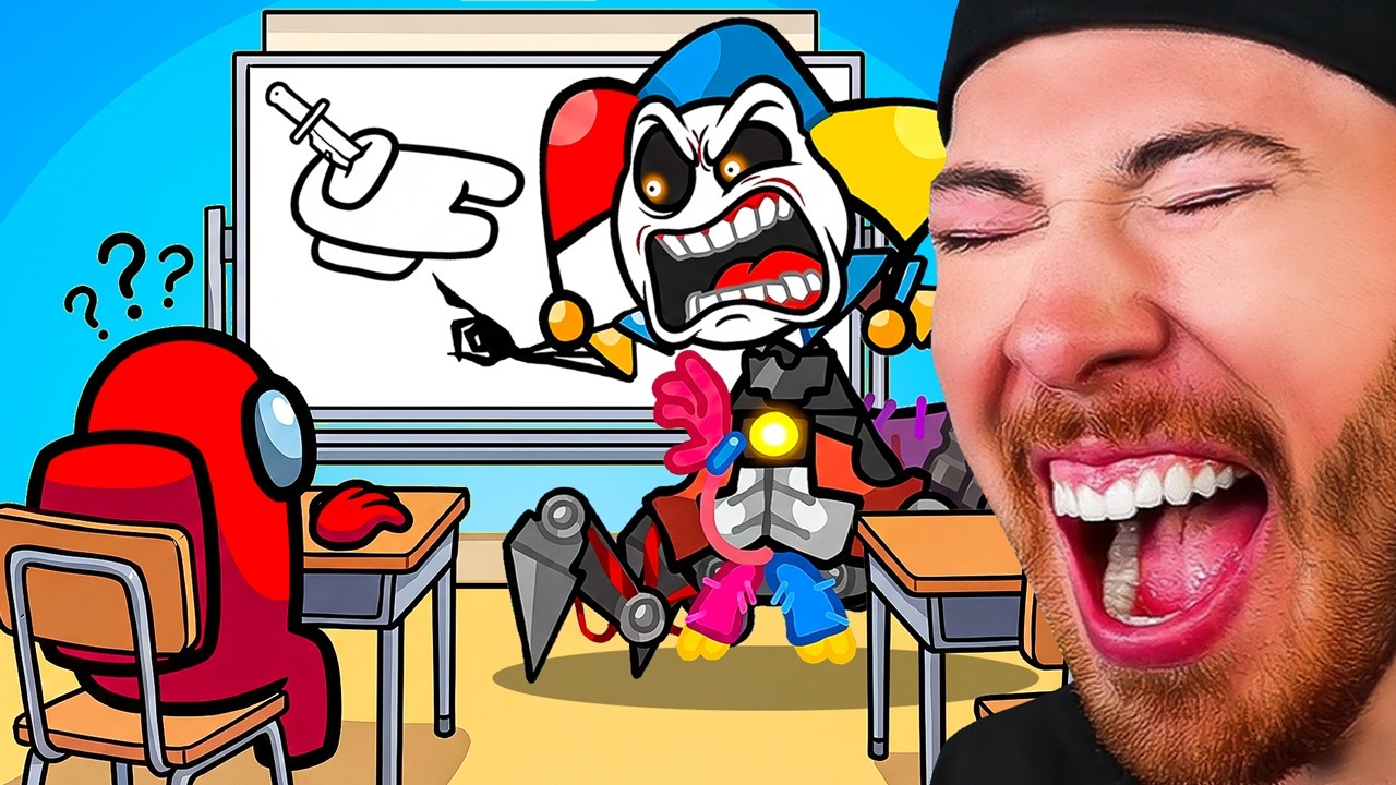 Among Us VS Prototype IN SCHOOL?! (You Will Laugh)