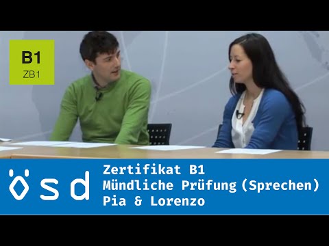 ÖSD Zertifikat B1 – Mündliche Prüfung (Sprechen)