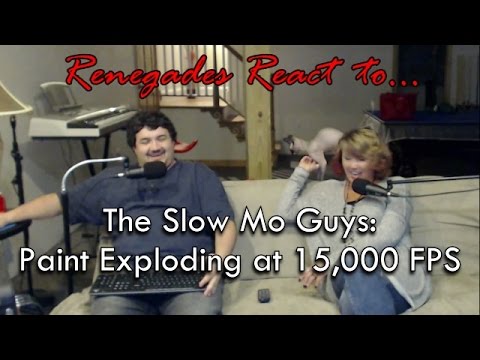 Renegades React to... The Slow Mo Guys: Paint Explosion at 15,000 FPS
