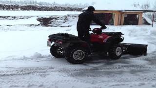preview picture of video 'Honda ATV TRX Mission: Schnee'