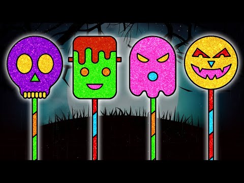 Cara Menggambar Permen Halloween | Video Pembelajaran Seram Untuk Anak-Anak | HooplaKidz bahasa