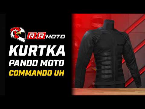 PANDO MOTO COMMANDO UH _ letnia kurtka motocyklowa AAA z włóknem UHMWPE i ochraniaczami D3O Level 2