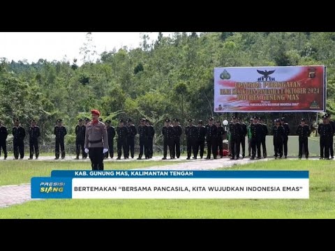 POLRES GUNUNG MAS GELAR UPACARA PERINGATAN HARI KESAKTIAN PANCASILA