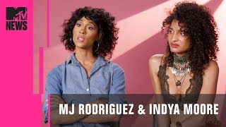 'Pose' Stars MJ Rodriguez & Indya Moore on Cis Actors Portraying Trans Characters | MTV News video