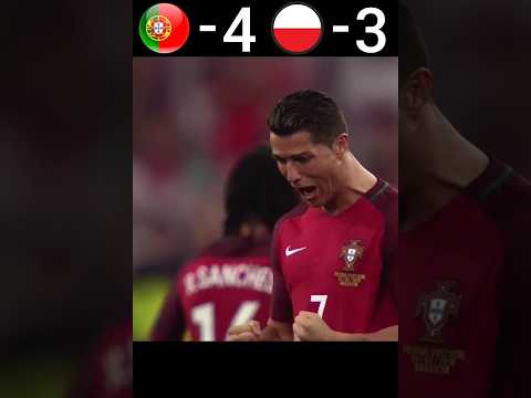 Portugal vs Poland 2016 UEFA EURO Quarter Final Highlights #youtube #shorts #football