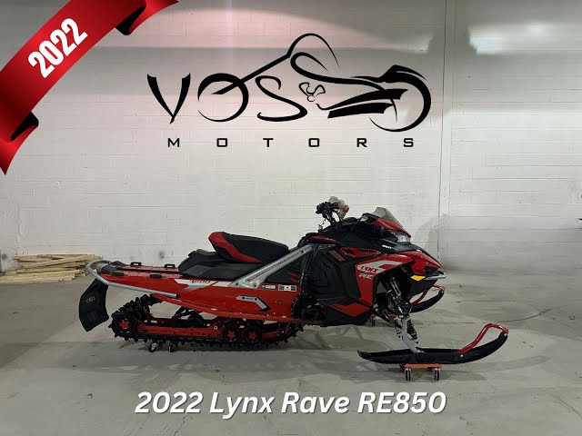 2022 Lynx Rave RE850 RE - V6484 - -No Payments for 1 Year** in Snowmobiles in Markham / York Region