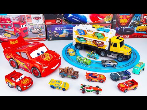 Disney Pixar Cars Unboxing Review | Disney Pixar Cars Go Toy Truck Race Track | Lightning McQueen