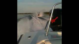 preview picture of video 'Barefoot water skiing WBL, MN 2009'