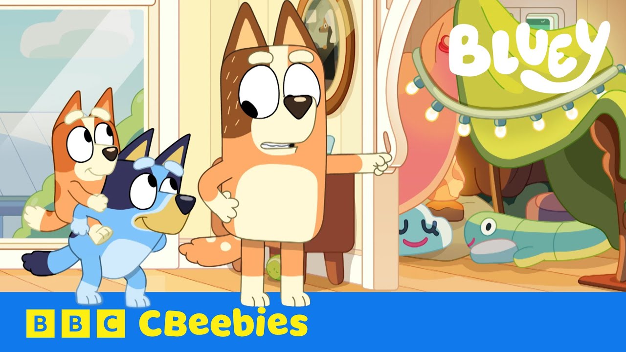 Bluey finds a fun way to do Housework! | CBeebies