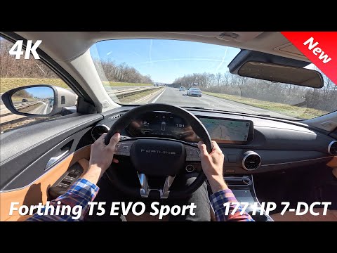 Forthing T5 EVO Sport 2025 POV test drive (1.5 TD - 177 HP, 7-speed DCT) City - Highway