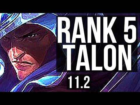TALON vs QIYANA (MID) | Rank 5 Talon, 7 solo kills, 800+ games, 1.3M mastery | KR Master | v11.2