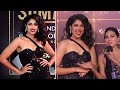 Faria Abdullah Slaying Elegantly In The Black Apparel On The Red Carpet Of South Movie Awards