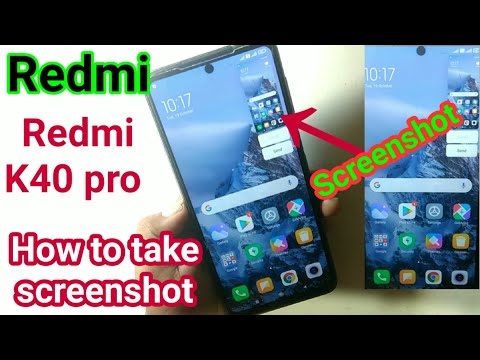 Redmi k40 pro How to take screenshot रेडमी मोबाइल में स्क्रीनशॉट कैसे लें