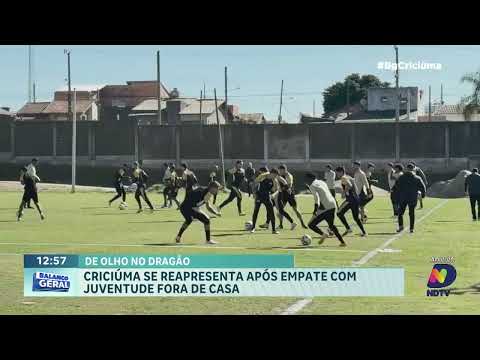 Elenco do Criciúma foca em preparação após empate fora de casa