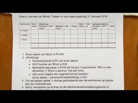 Graad 10 Rekeningkunde Les 1