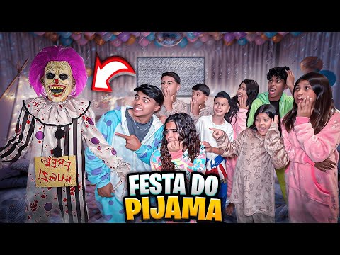 PALHAÇO APARECEU NA FESTA DO PIJAMA *E AGORA? 🤡