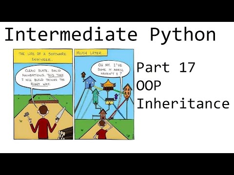 OOP inheritance Intermediate Python Programming p 17
