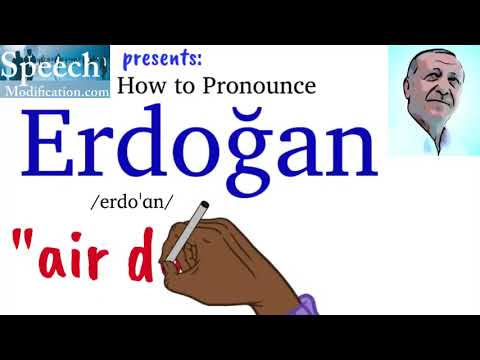 How to Pronounce Erdoğan