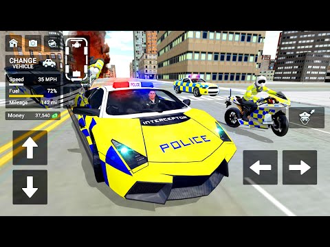 Police Car Driving - Motorbike Riding - Police Car Simulator - Android Gameplay