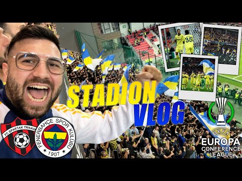 Spartak Trnava vs. Fenerbahce - Stadionvlog 🔥 Mit den Ultras im Gästeblock 🥷🏼 Road to Final 🏆