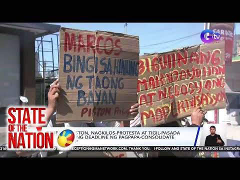 Grupong Piston, nagkilos-protesta at tigil-pasada sa bisperas ng deadline ng pagpapa… SONA