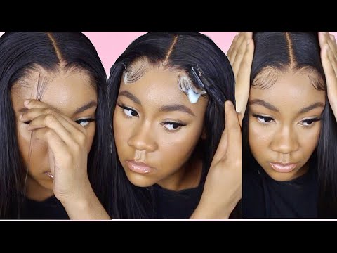 A Bomb Ass Baby Hair Tutorial On a 4x4 Lace Closure