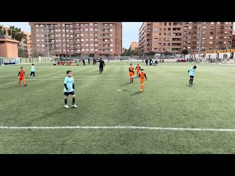 Primera parte del prebenjamin del Torrent CF vs Sporting Xirivella