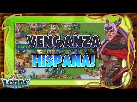 Una cereada a un compañero acaba en venganza! Lluvia de ataques mix imparables! - Lords Mobile ES