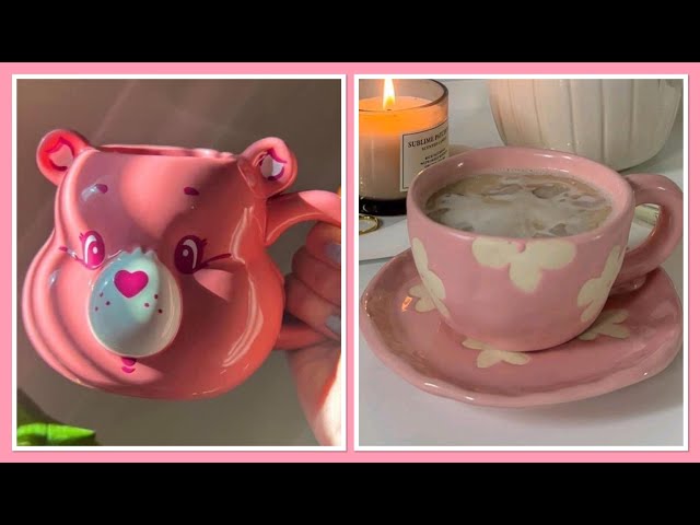 Vídeo relacionado con Taza de cerámica de 300 ml, taza de café y té de San Valentín, botella de agua con corazón de San Valentín, tazas de café para chocolate caliente, cacao, capuchino, té, refrescos