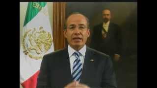 Mensaje del Presidente Felipe Calderón con motivo de la Jornada Electoral 2012