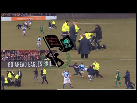 Hooligans Go ahead Eagles Vs De Graafschap / 04.03. 2018 / Platzsturm / Pitch invasion ( Dutch )