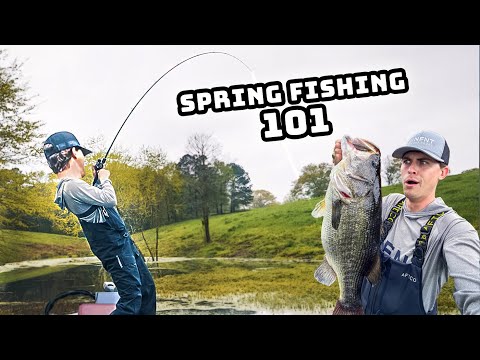 A Springtime Bass Fishing MASTERCLASS! (Bass Behavior Ep. 2)