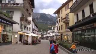 preview picture of video 'Wellness-Abend Cortina d'Ampezzo - Klettersteig-Mekka Dolomiten - Abenteuer Alpin 2011 (Folge 7.9)'