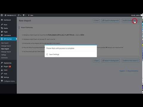 WordPress Import Export Overview