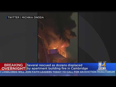 Several Rescued From Cambridge Apartment Building Fire