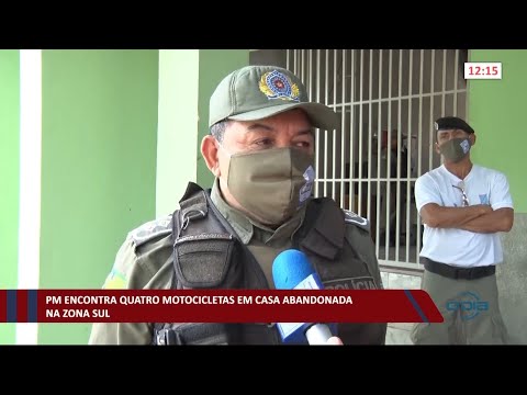 PM encontra 4 motocicletas em casa abandonada na zona sul de Teresina 02 12 2020