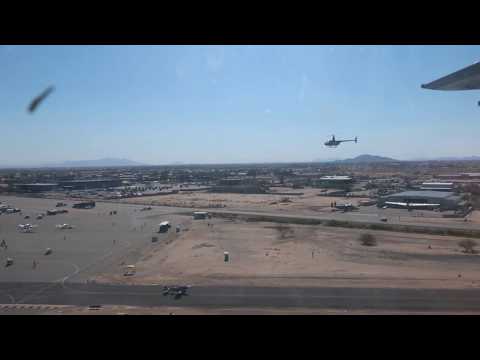 Two fly-bys in a Short Sherpa at the Cactus Fly-In in Casa Grande