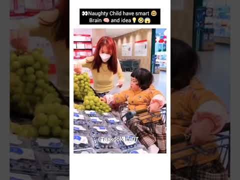 Naughty Mind 🧠But Pure heart ❤️ Funny Child 🤣#bts #funny #comedy #viral