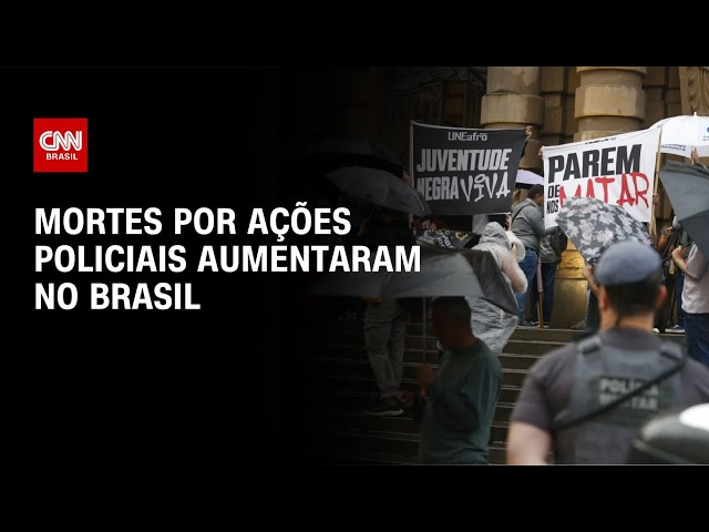 Letalidade policial cresce no Brasil; quatro estados batem recorde | LIVE CNN