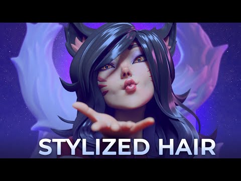 The Secrets to Stylized Hair - Ep 2 - Zbrush, Maya, Painter, Toolbag