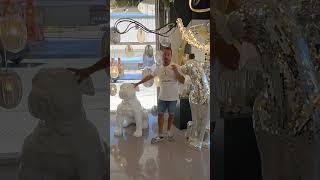 Video review de Mesa Auxiliar Dorada Hole Schuller