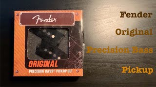 Video thumbnail for Fender Original Precision Bass pickup フェンダー オリジナル プレシジョン ベース ピックアップ by mrmet7