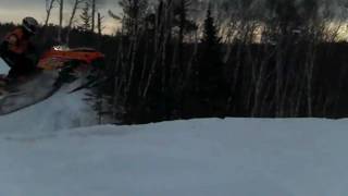 preview picture of video 'Weston S.J.A. Snowmobiling - Baby Jump 2'