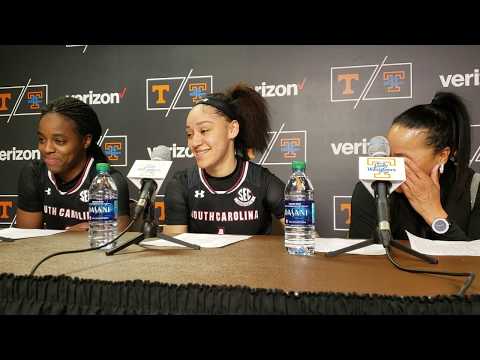 South Carolina post-game vs. Tennessee