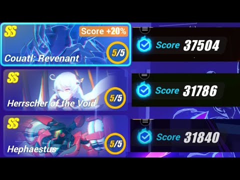 Honkai Impact 3rd - Exalted MA Revenant(37504/31253)/HoV(31786)/Hephaestus(31840)