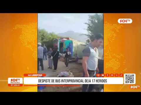 Ascope: despiste de bus interprovincial deja 17 heridos
